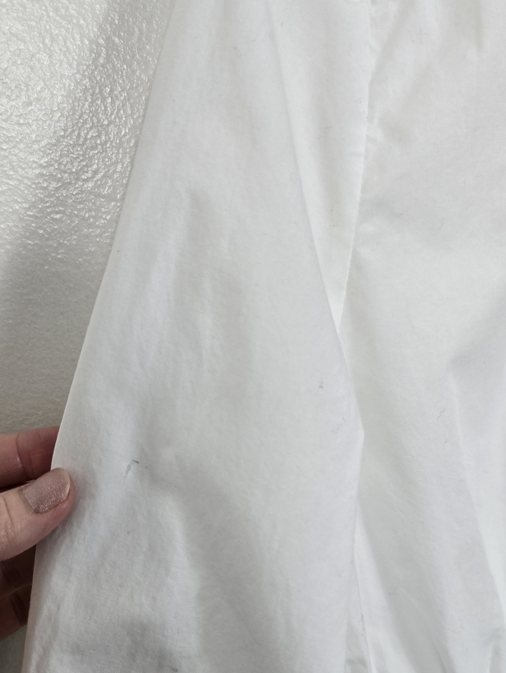 COS Crisp White Waisted Pintuck Granddad Collar Shirt 6 - Picture 15 of 15